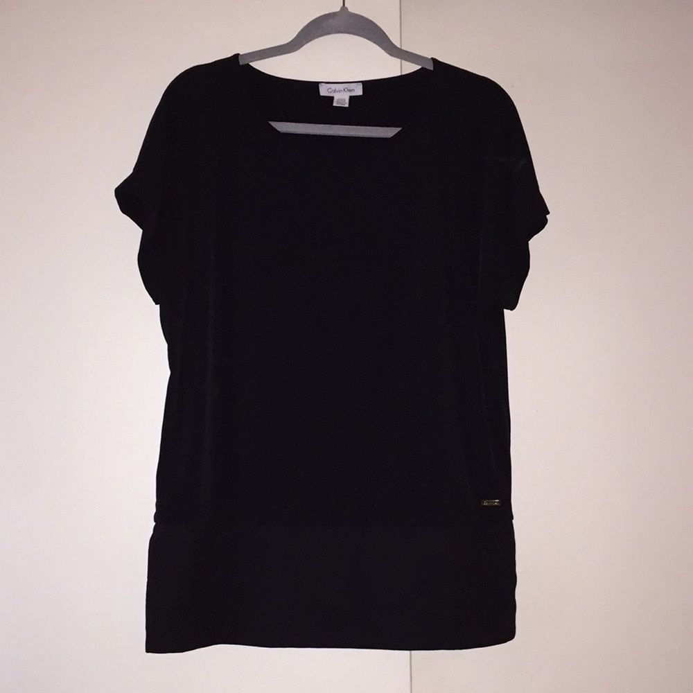 Calvin Klein black women’s blouse Medium